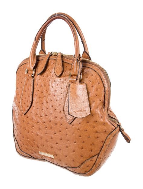 Ostrich Burberry Bags for Women 